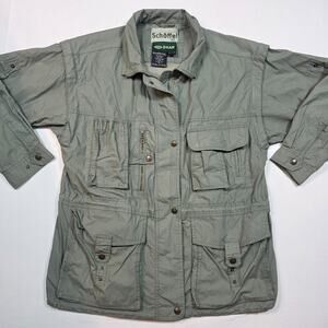 LAND ROVER Gear Schoffell Convertible Utility Field Jacket Womens size 8